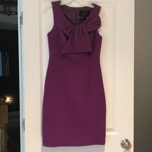 Deep purple bow dress SIZE 6